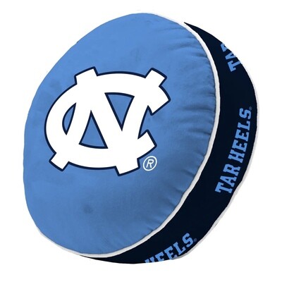 North Carolina Tar Heels Round Team Puff Pillow North Carolina Tar Heels Round Team Puff Pillow
