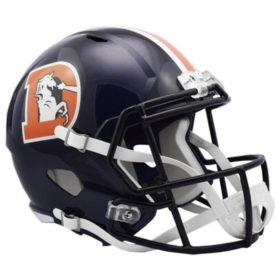 Denver Broncos Color Rush Speed Riddell Mini Helmet