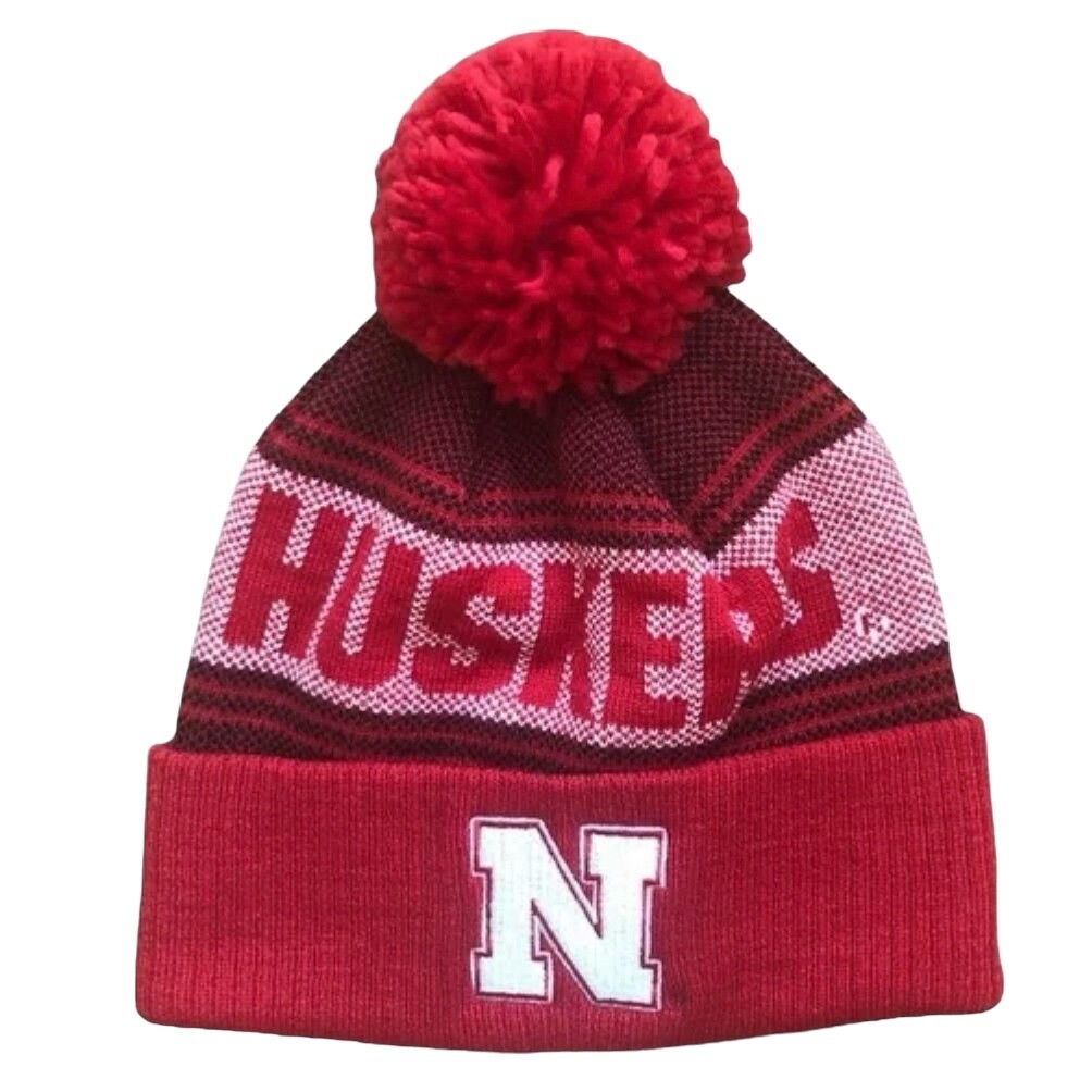 Nebraska Cornhuskers Men’s Adidas Cuffed Knit Hat