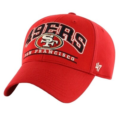 San Francisco 49ers Men's 47 Brand MVP Adjustable Hat