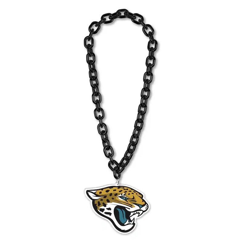 Jacksonville Jaguars Big Chain  Foam Logo Necklace