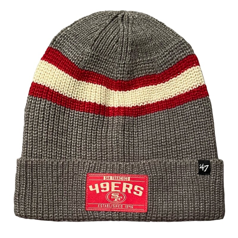 San Francisco 49ers Men’s 47 Dark Gray Cuff Knit Hat