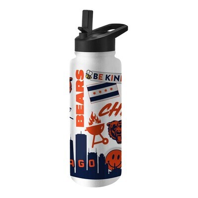Chicago Bears City Side 34oz Native Quencher Bottle