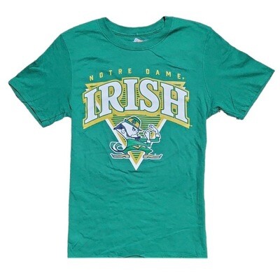 Notre Dame Fighting Irish Men’s Navy Fanatics Branded Kelly Green Modern Stack T-Shirt