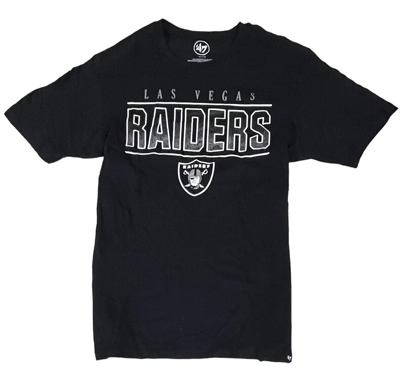 Las Vegas Raiders Men’s 47 Brand Rival T-Shirt Las Vegas Raiders Men’s 47 Brand Rival T-Shirt