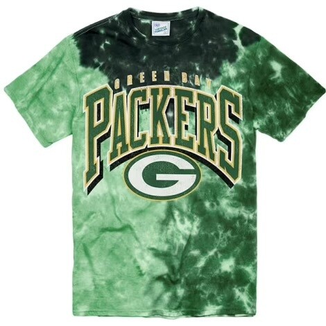 Green Bay Packers Men’s 47 Brand Tie Dye Vintage Tubular T-Shirt