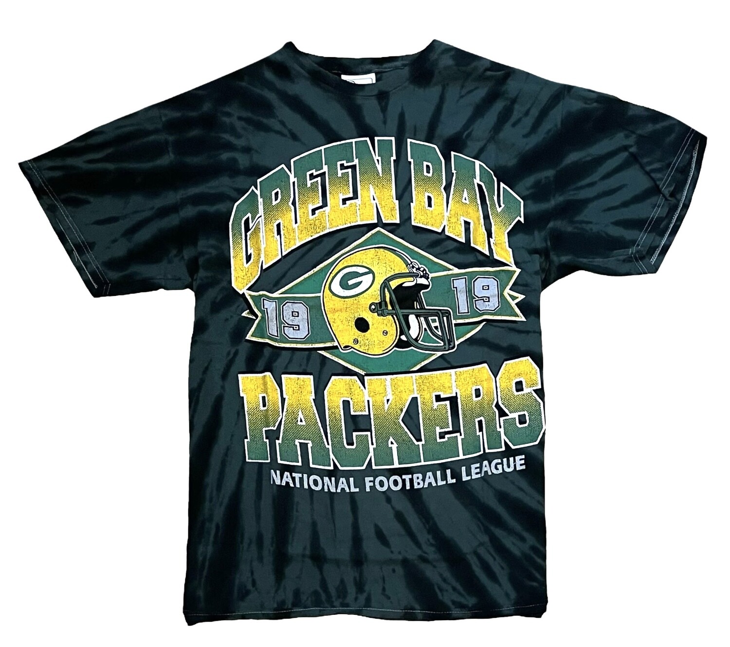 Green Bay Packers Men’s 47 Brand Tie Dye Vintage Tubular T-Shirt
