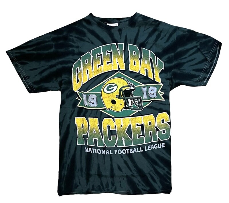 Green Bay Packers Men’s 47 Brand Tie Dye Vintage Tubular T-Shirt