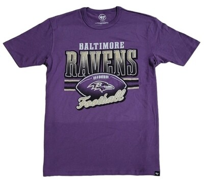 Baltimore Ravens Men’s 47 Brand Regent Purple T-Shirt