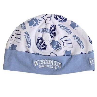 Wisconsin Badgers New Era Blue Infant Knit Cap