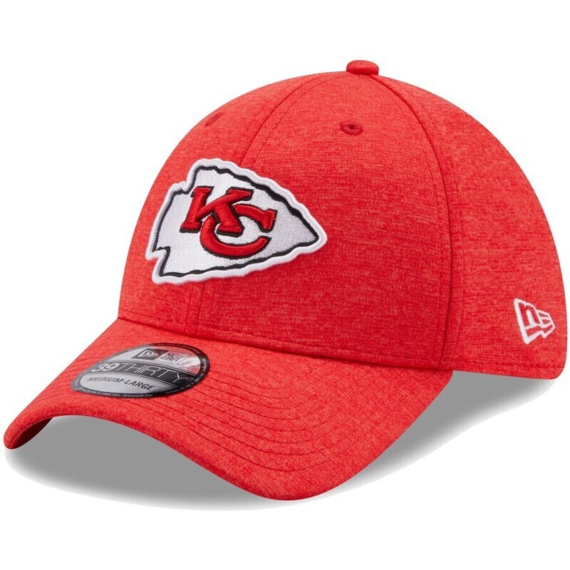 Kansas City Chiefs Men's Shadow New Era 39Thirty Flex Fit Hat