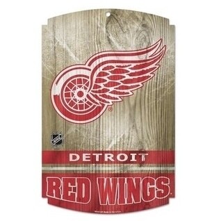 Detroit Red Wings Logo 11"x 17" Wooden Sign