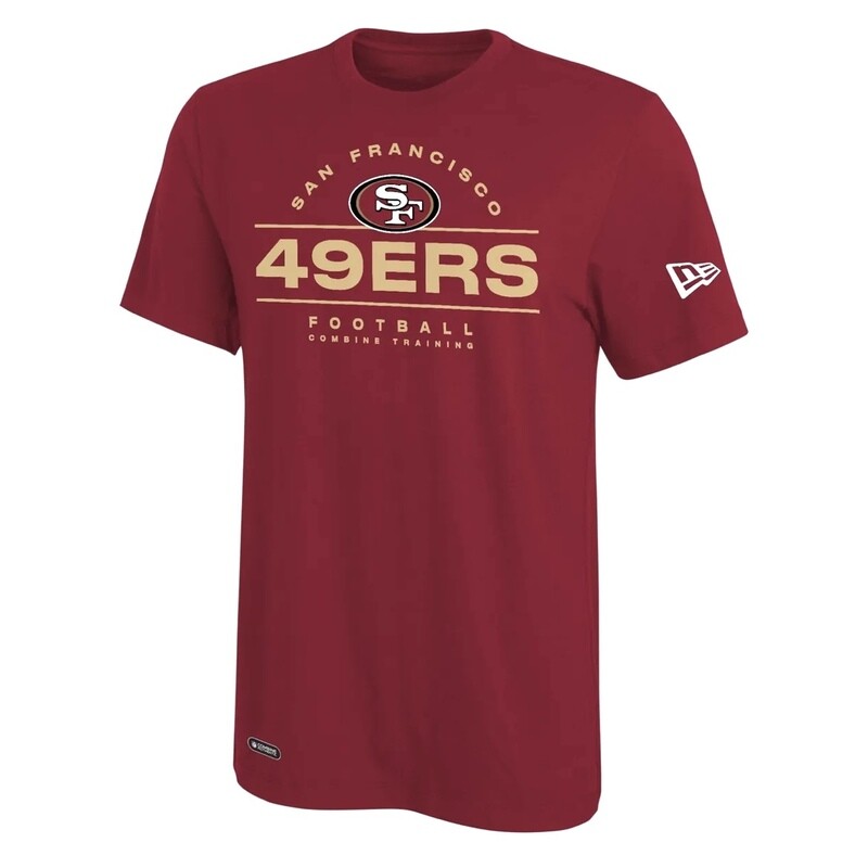 San Francisco 49ers Men’s New Era Blitz Lightning Dri-Tek Combine Training T-Shirt