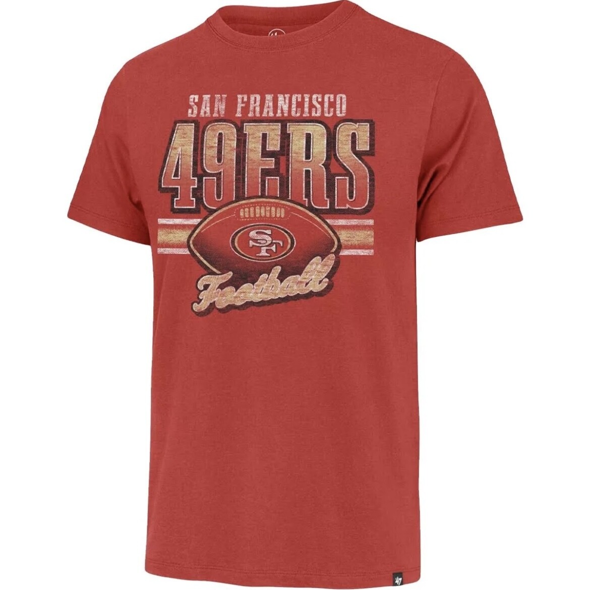 San Francisco 49ers Men’s 47 Brand Racer Red T-Shirt