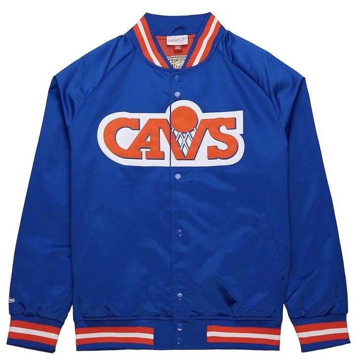 Cleveland Cavaliers Men’s Retro Mitchell & Ness Lightweight Satin Jacket