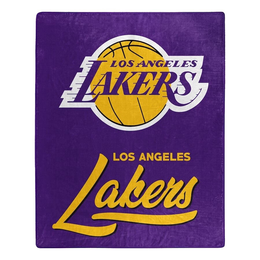 Los Angeles Lakers 50" x 60" Signature Plush Raschel Blanket