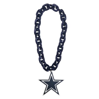Dallas Cowboys Touchdown Fan Chain 10 Inch 3D Foam Necklace