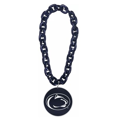 Penn State Nittany Lions Touchdown Fan Chain 10 Inch 3D Foam Necklace