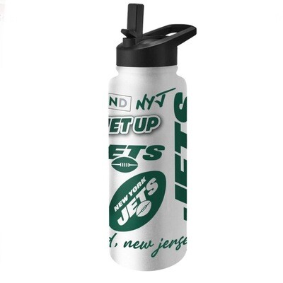 New York Jets 34oz Native Quencher Bottle