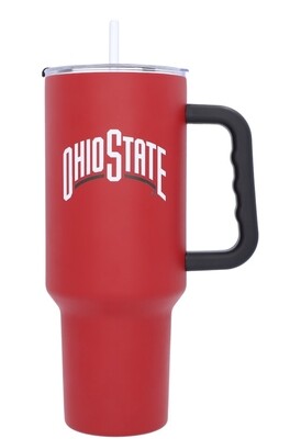 Ohio State Buckeyes 40oz Travel Tumbler With Handle