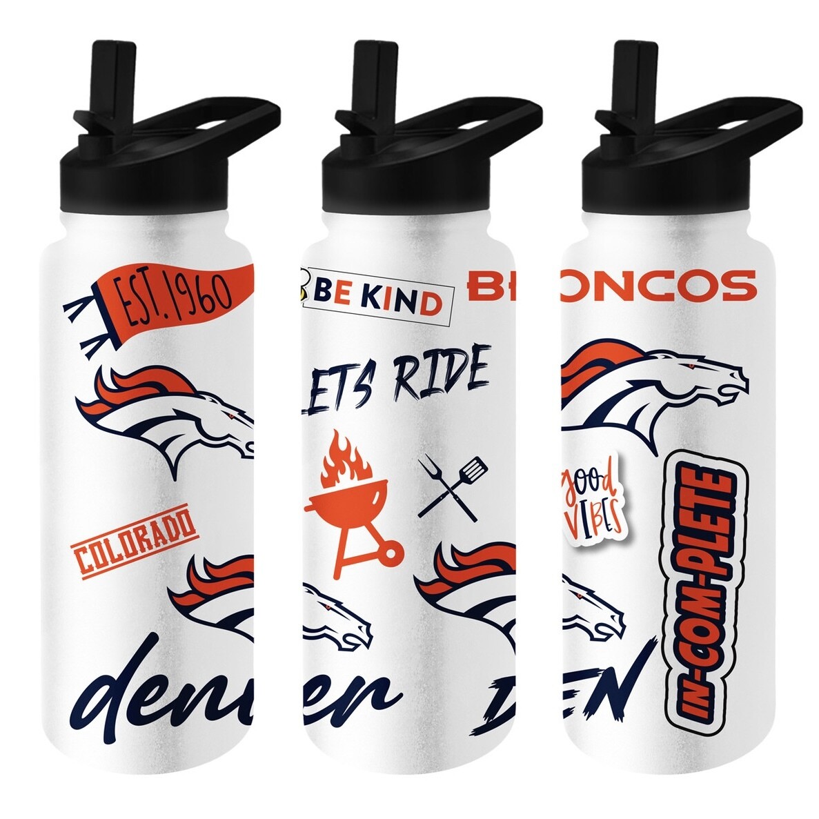 Denver Broncos 34oz Native Quencher Bottle