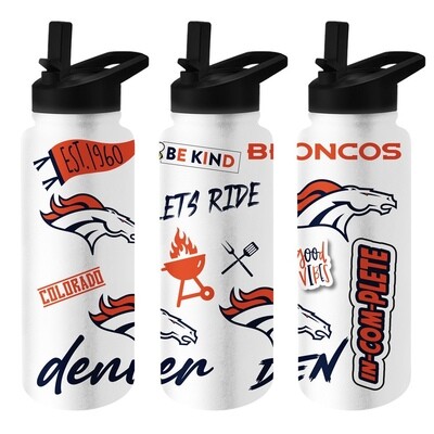 Denver Broncos 34oz Native Quencher Bottle