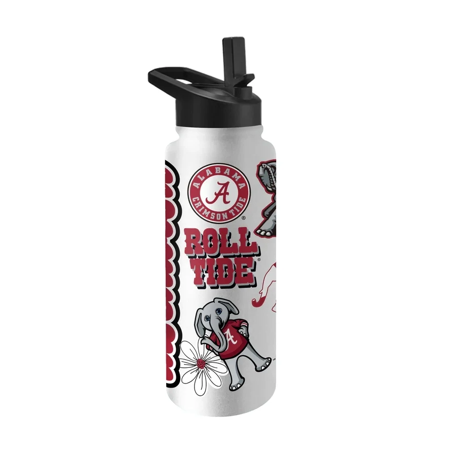 Alabama Crimson Tide 34oz Native Quencher Bottle