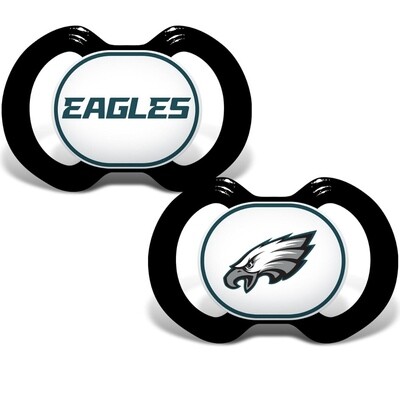 Philadelphia Eagles 2 Pack Baby Pacifier Set