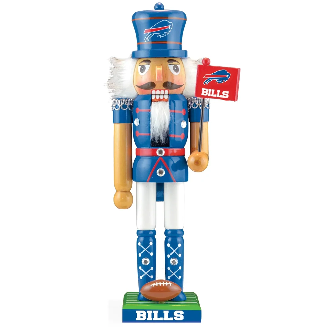 Buffalo Bills 12” x 3” Nutcracker