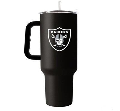 Las Vegas Raiders 40oz Travel Tumbler With Handle