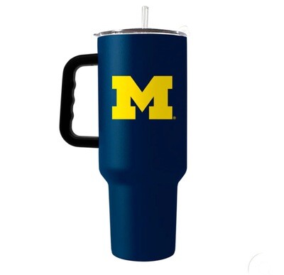 Michigan Wolverines 40oz Travel Tumbler With Handle