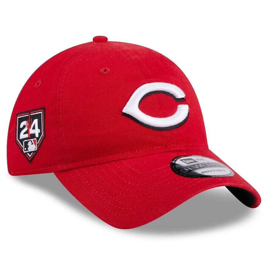 Cincinnati Reds Men’s New Era Red 2024 Spring Training 9TWENTY Adjustable Hat