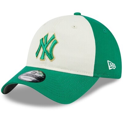 New York Yankees Men’s New Era 9Twenty White/Green St. Patrick's Day Adjustable Hat