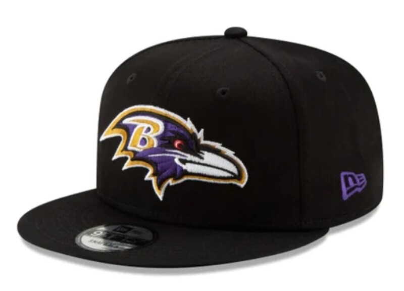 Baltimore Ravens Men’s Black Basic New Era 9Fifty Snapback Hat