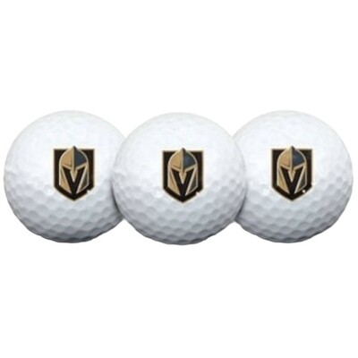 Vegas Golden Knights Sleeve of 3 Golf Balls
