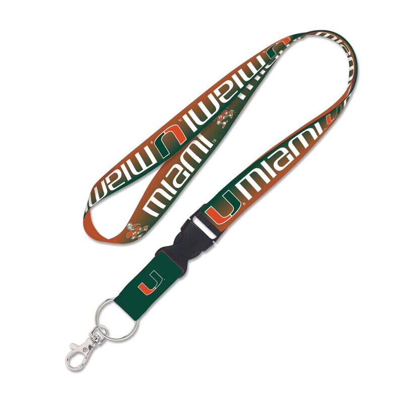 Miami Hurricanes 1" Lanyard