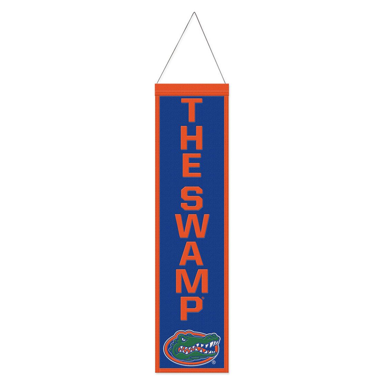 Florida Gators The Swamp Design Wool Banner