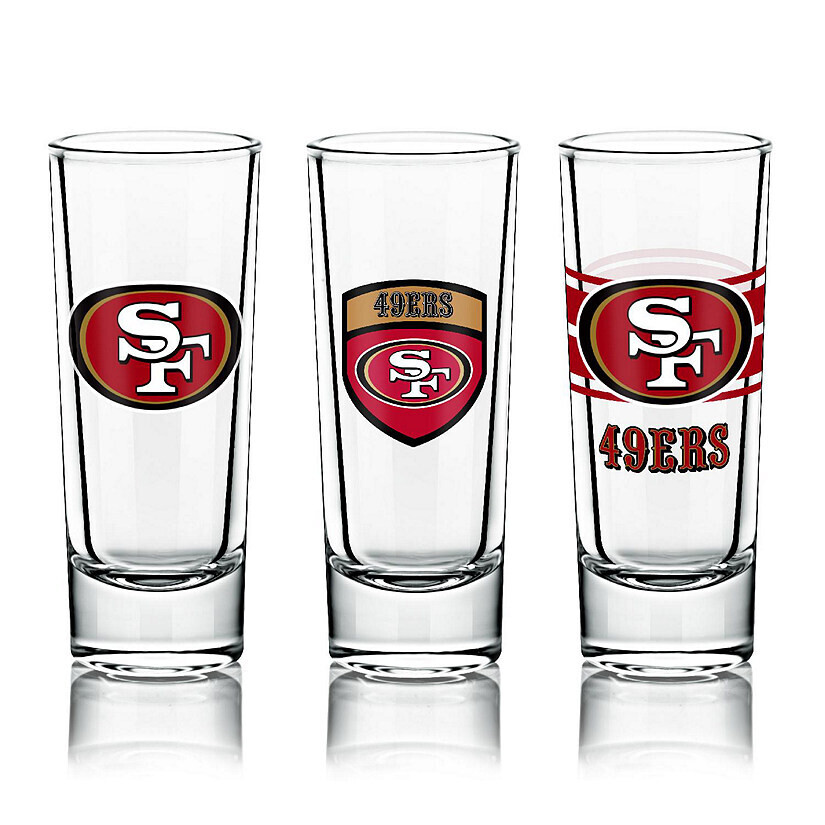 San Francisco 49ers NFL Shot Glasses 6 Pack Set