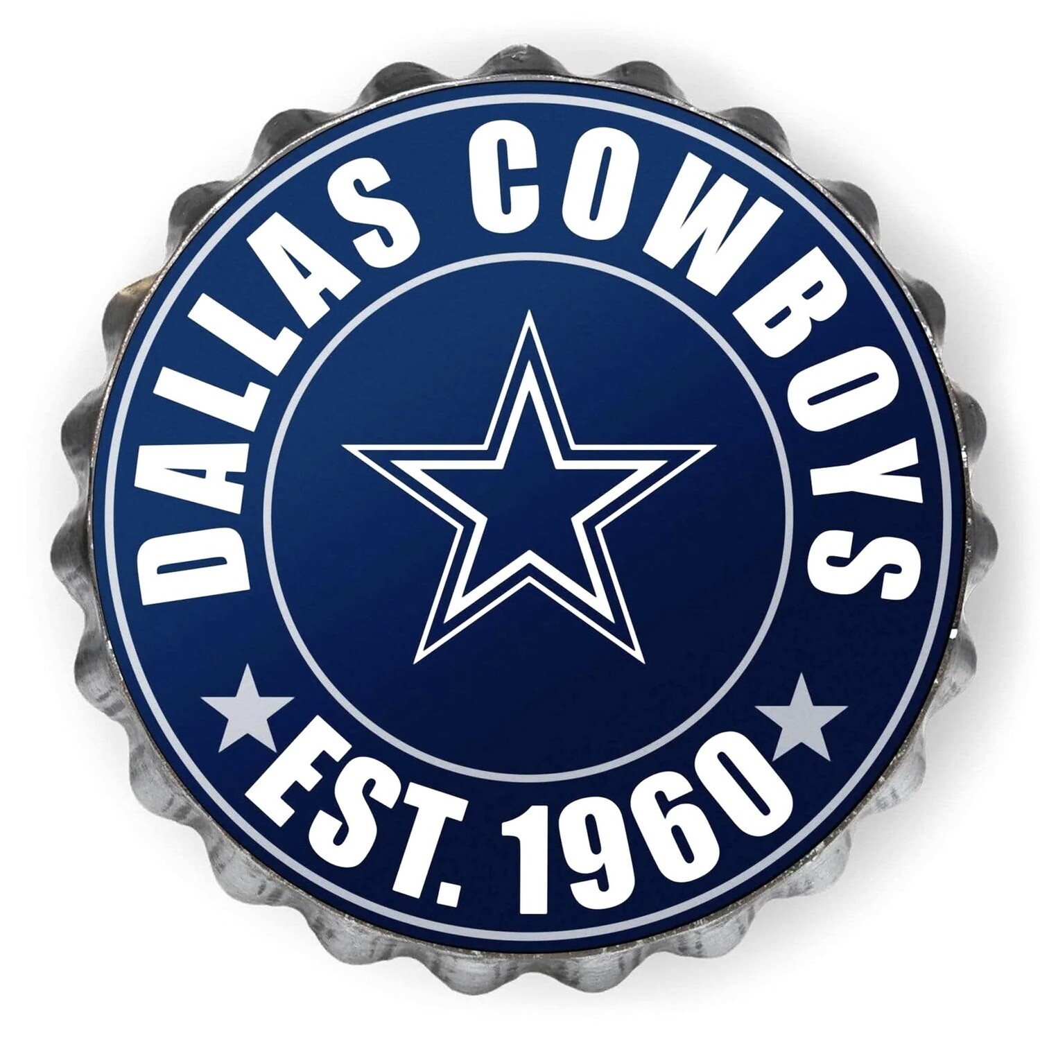 Dallas Cowboys Bottle Cap Sign