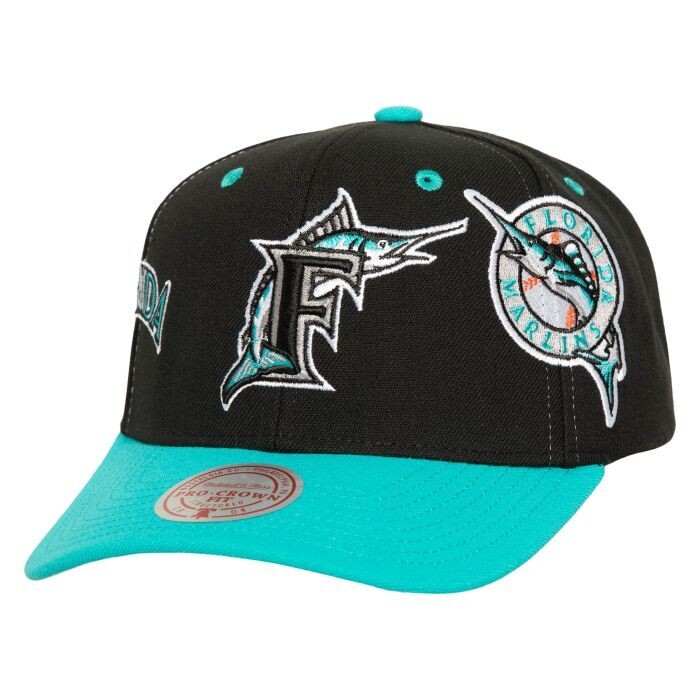 Florida Marlins Men’s Overbite Pro Mitchell & Ness Snapback Hat