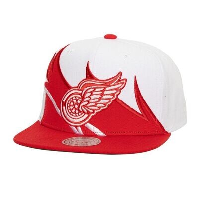 Detroit Red Wings Men’s White Waverunner Mitchell & Ness Snapback Hat
