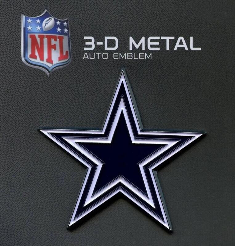 Dallas Cowboys 3-D Metal Auto Emblem
