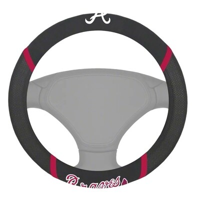 Atlanta Braves Embroidered Car Steering Wheel Cover