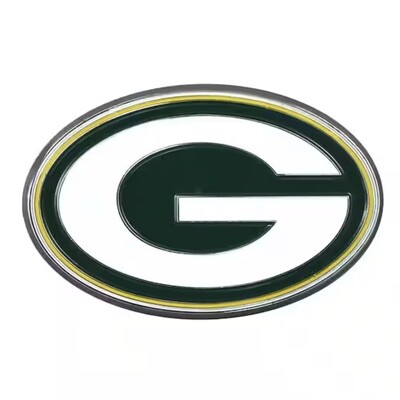 Green Bay Packers 3-D Metal Auto Emblem
