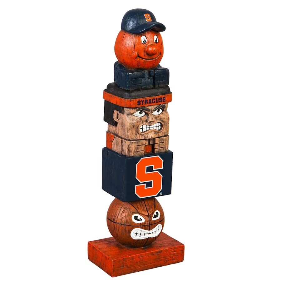 Syracuse Orange Tiki Totem Team Statue