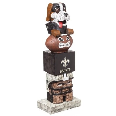 New Orleans Saints Tiki Totem Team Statue New Orleans Saints Tiki Totem Team Statue