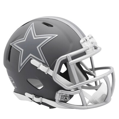 Dallas Cowboys Riddell Slate Grey Speed Mini Helmet