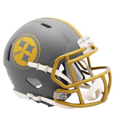 Pittsburgh Steelers Riddell Slate Grey Speed Mini Helmet