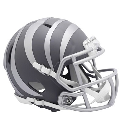 Cincinnati Bengals Slate Grey Speed Riddell Mini Helmet