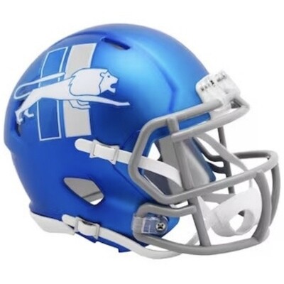 Detroit Lions 2023 Speed Alternate Riddell Mini Helmet